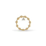 Load image into Gallery viewer, YELLOW GOLD TRAILBLAZER RING WITH TRILLION DIAMOND
